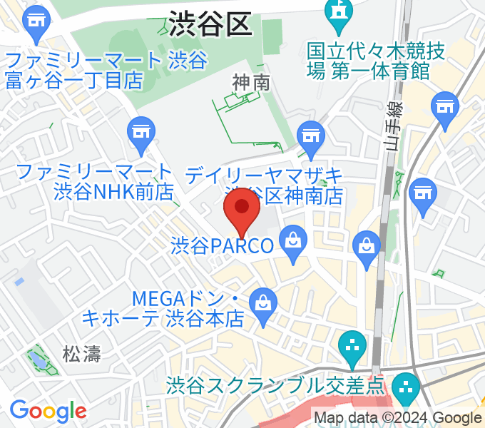 ロッカホリック渋谷の場所