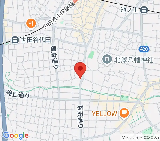 スクランブルズ代沢スタジオの地図