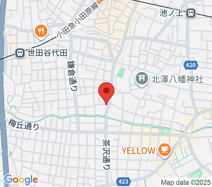 スクランブルズ代沢スタジオの地図
