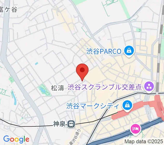 チェレステ・スタジオ松濤の地図