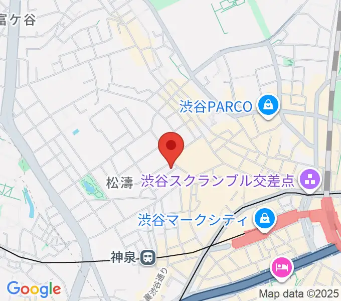 チェレステ・スタジオ松濤の地図
