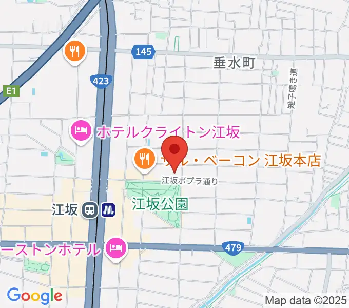 ESAKA HALLの地図