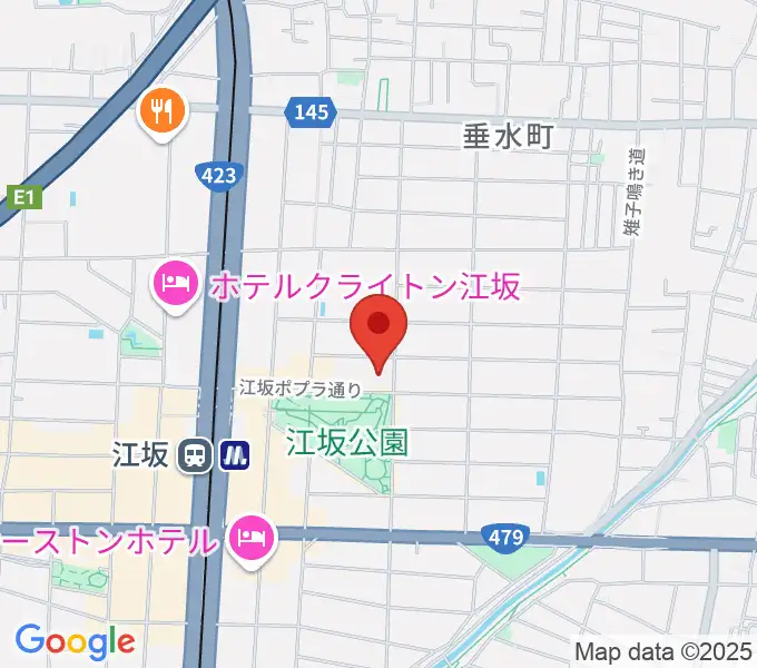 ESAKA HALLの地図