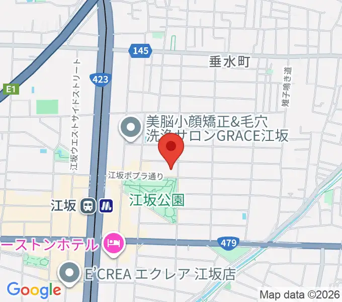ESAKA HALLの地図