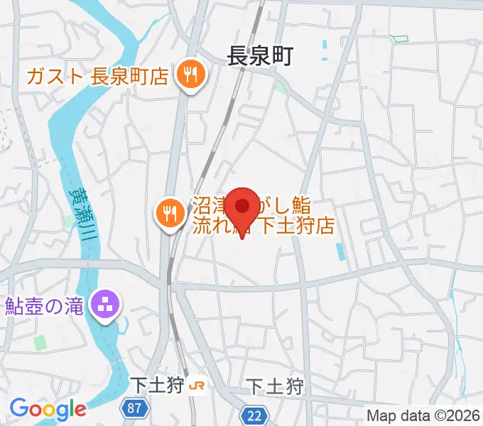 長泉町文化センター ベルフォーレの地図