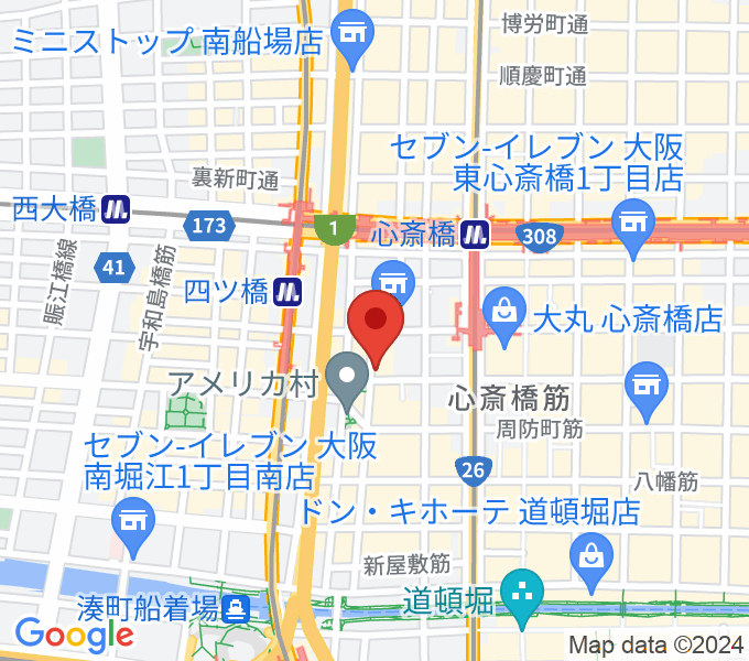 ドラムステーション大阪プレミアムの場所