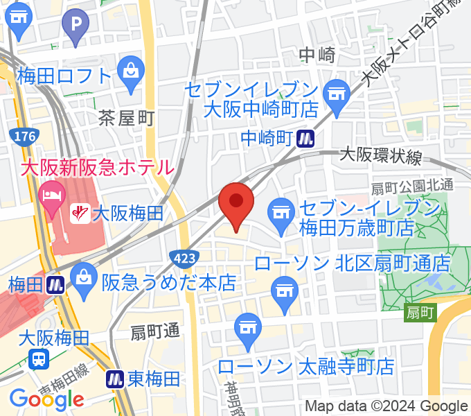 ディスクユニオン大阪店の場所