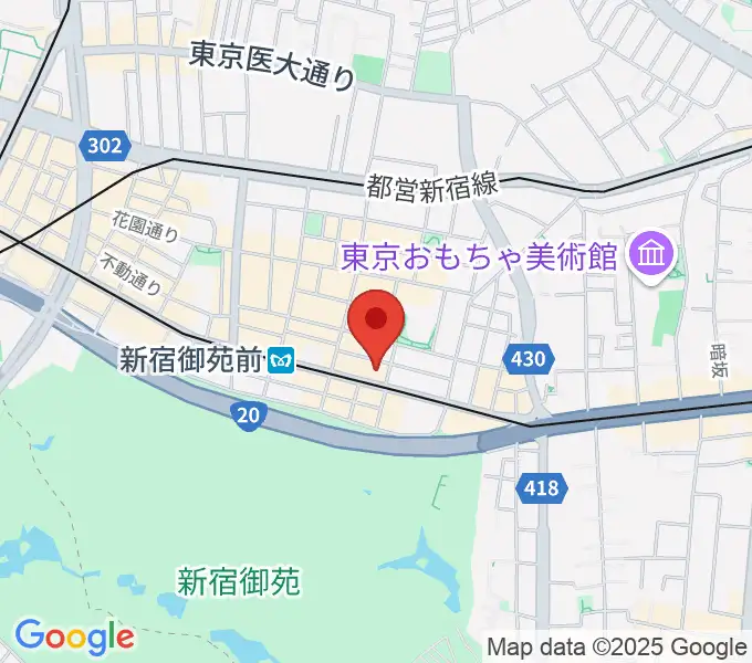 スタジオテイクワンの地図