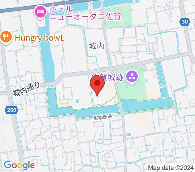 佐賀県立美術館の地図