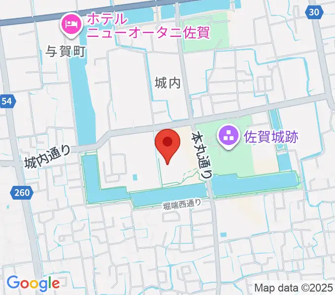 佐賀県立美術館の地図