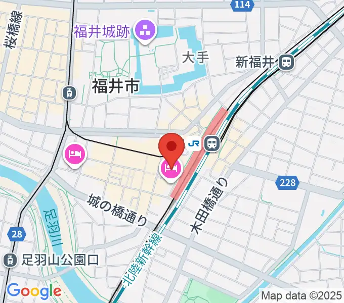 ハピリンホール・ハピテラスの地図