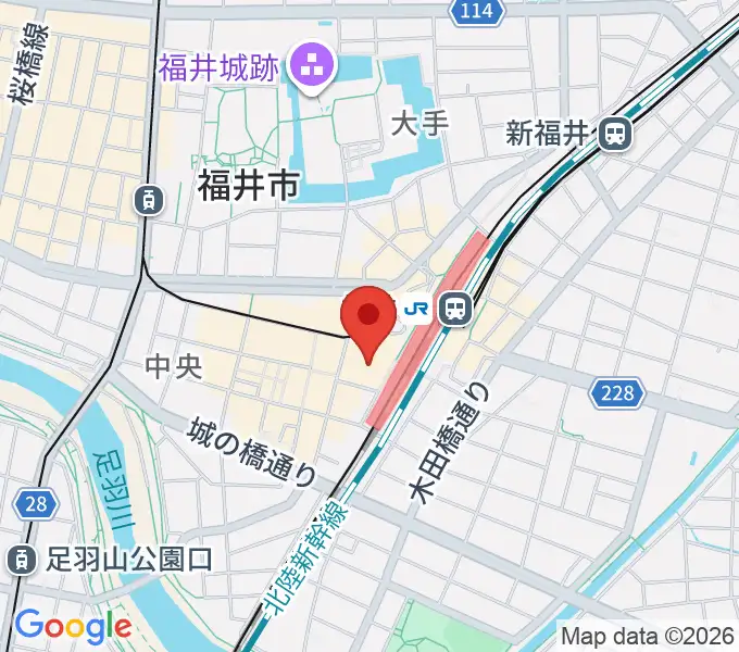 ハピリンホール・ハピテラスの地図