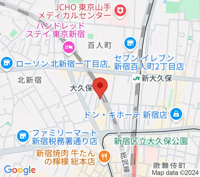 大久保ひかりのうまの地図