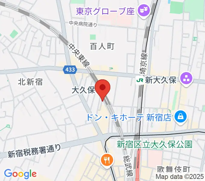 大久保ひかりのうまの地図
