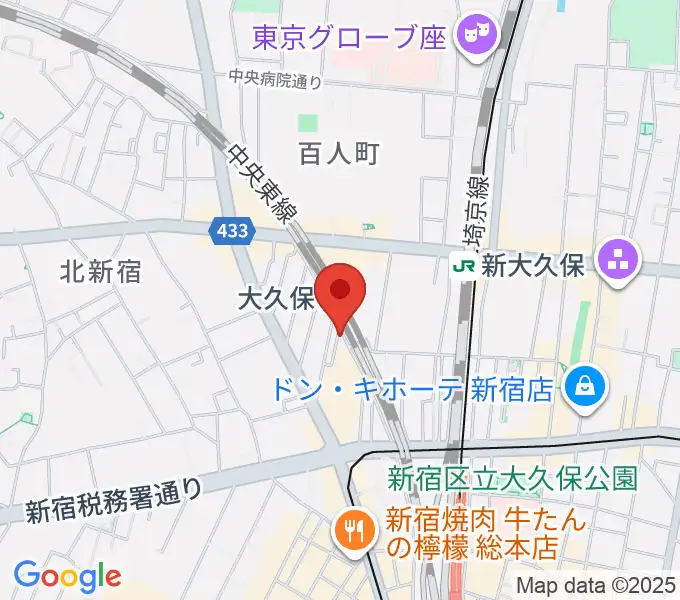 大久保ひかりのうまの地図