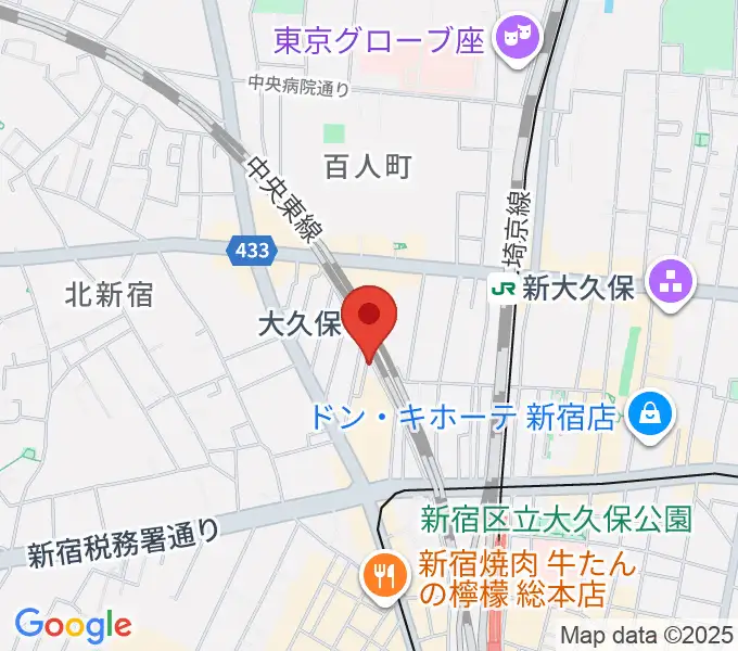 大久保ひかりのうまの地図