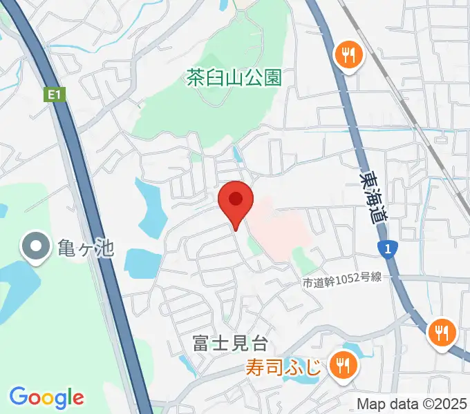 古矢ピアノ教室の地図