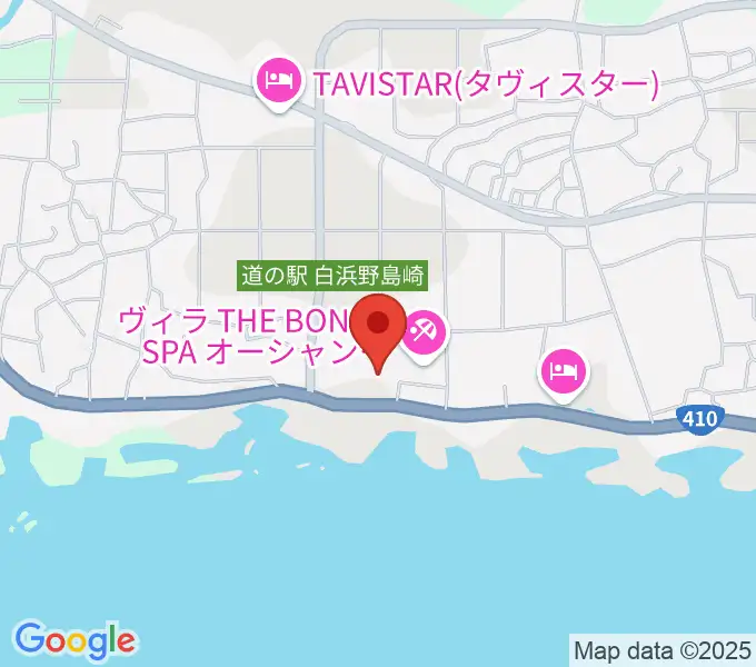 白浜フローラルホールの地図
