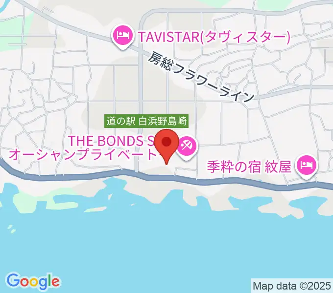 白浜フローラルホールの地図