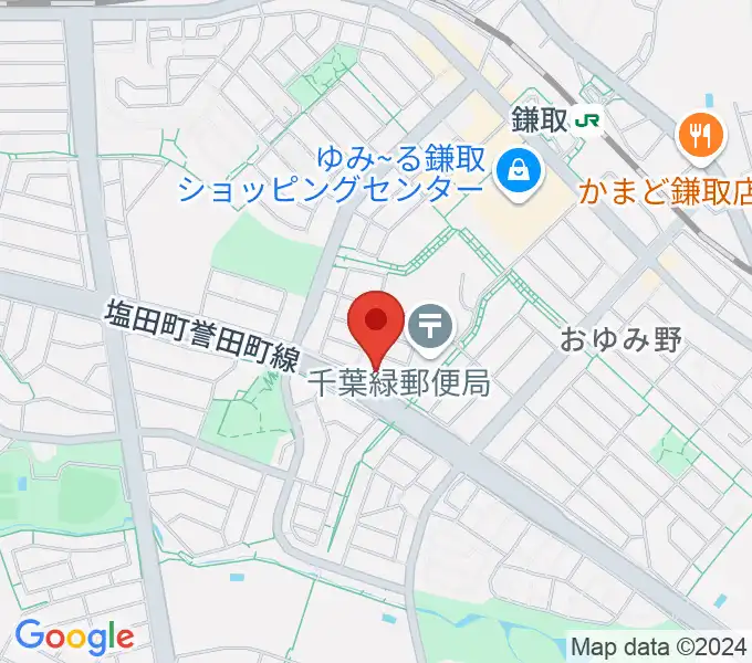 Azul ギター教室の地図