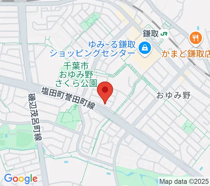 Azul ギター教室の地図