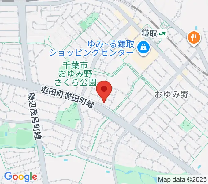 Azul ギター教室の地図