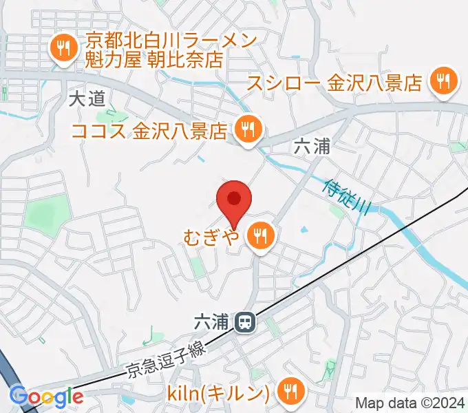 一色ピアノ教室の地図