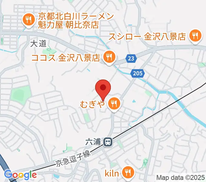 一色ピアノ教室の地図
