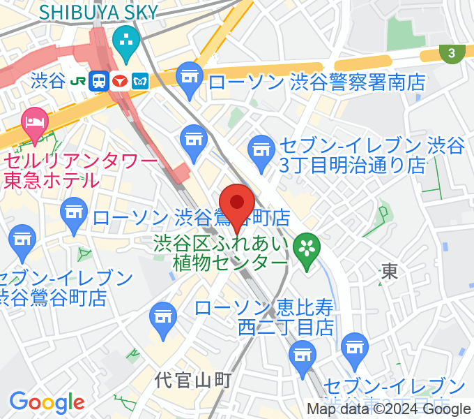 渋谷CIRCUS TOKYOの場所