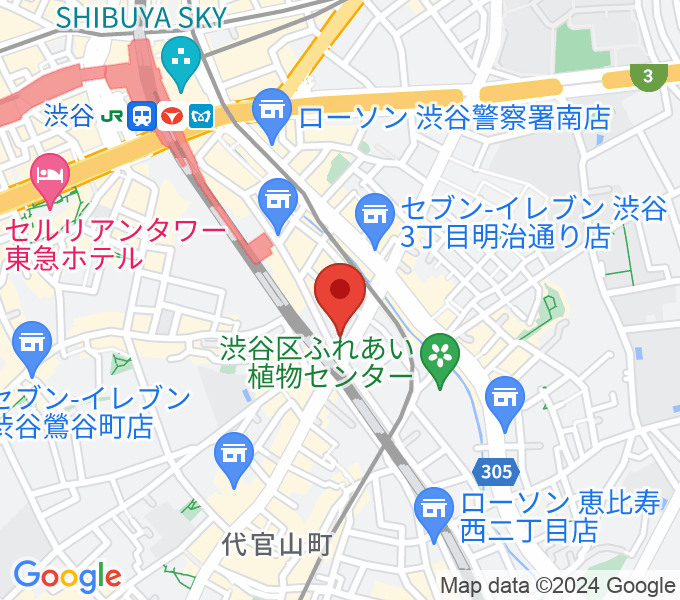 渋谷CIRCUS TOKYOの場所