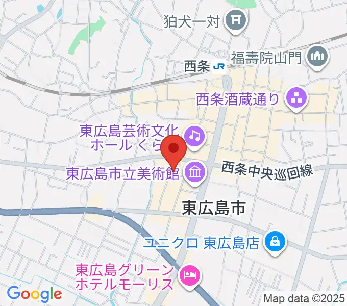 西条Amigoの地図