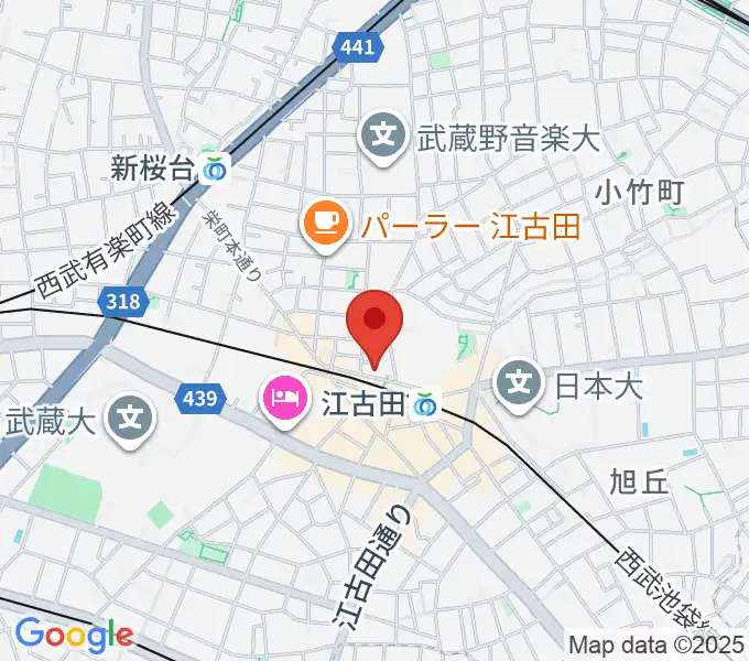村川ヴァイオリン工房の地図