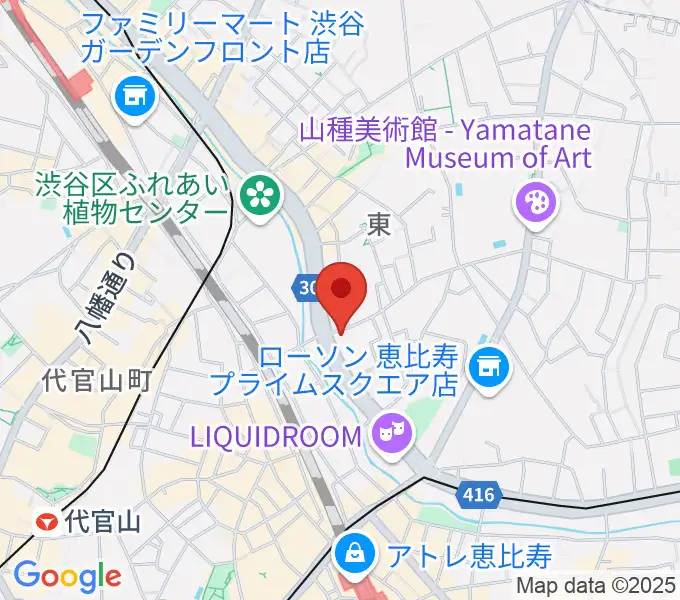 恵比寿クレアートの地図