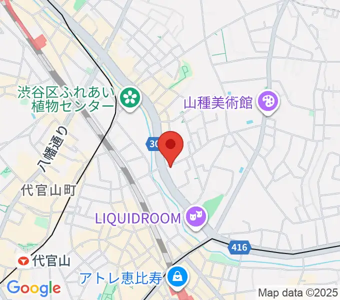 恵比寿クレアートの地図