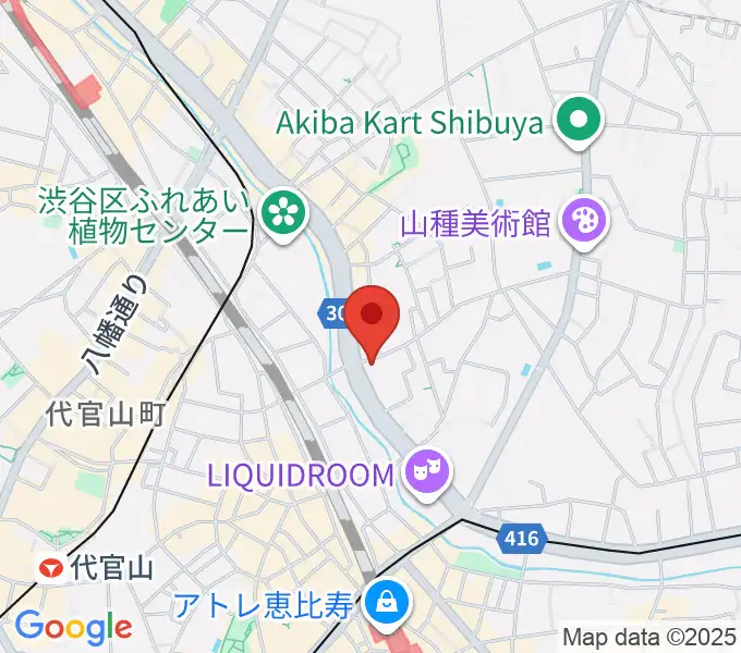 恵比寿クレアートの地図