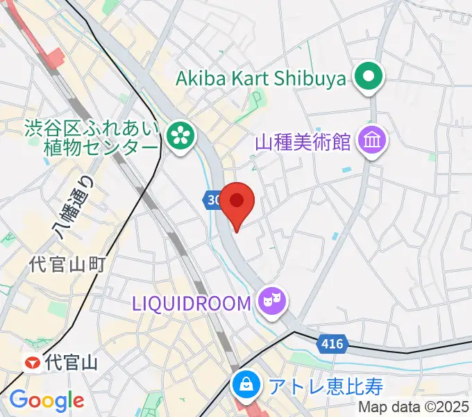 恵比寿クレアートの地図