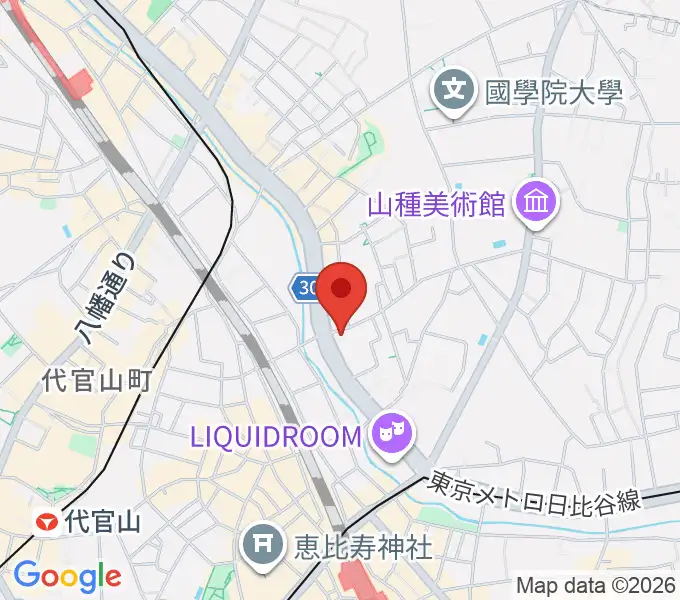 恵比寿クレアートの地図