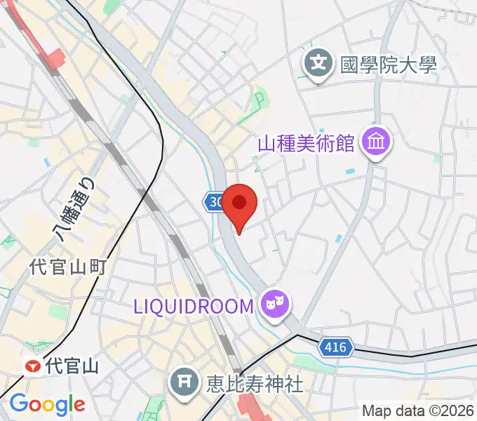 恵比寿クレアートの地図