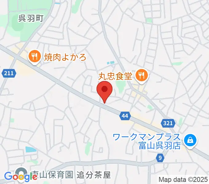 スタジオサンライズ21の地図