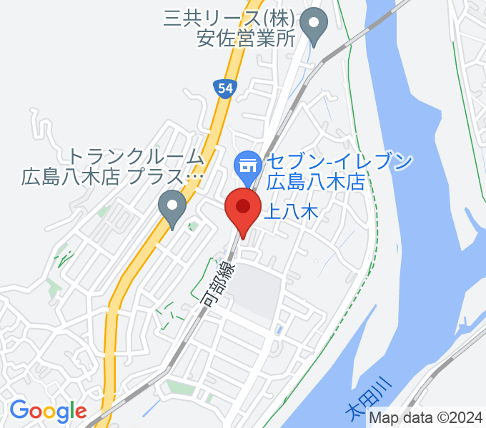 広島カフェ・テアトロ・アビエルトの場所