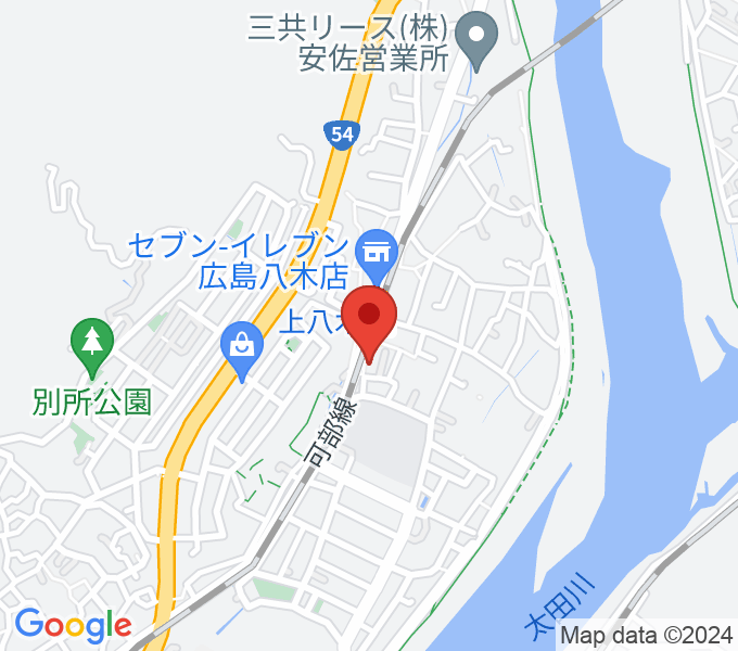 広島カフェ・テアトロ・アビエルトの場所