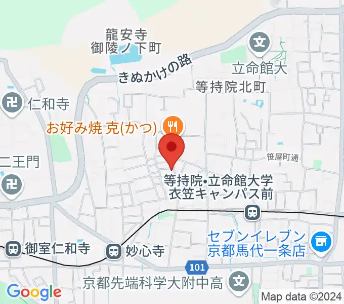 楽奏 gasso music studioの地図