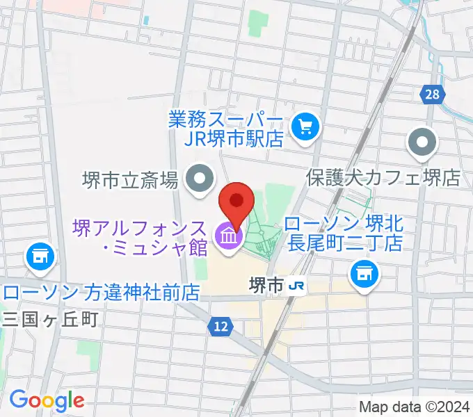 サンスクエア堺の地図