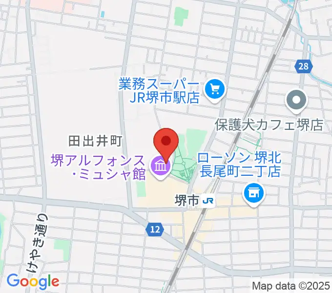 サンスクエア堺の地図