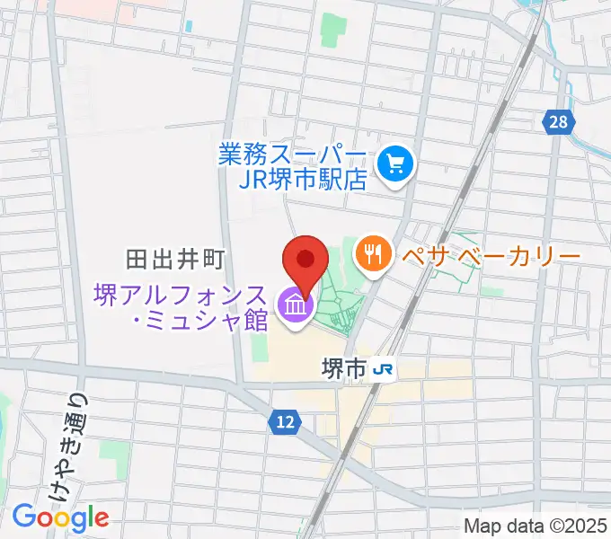 サンスクエア堺の地図