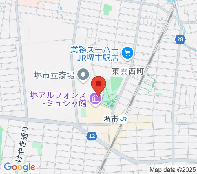 サンスクエア堺の地図