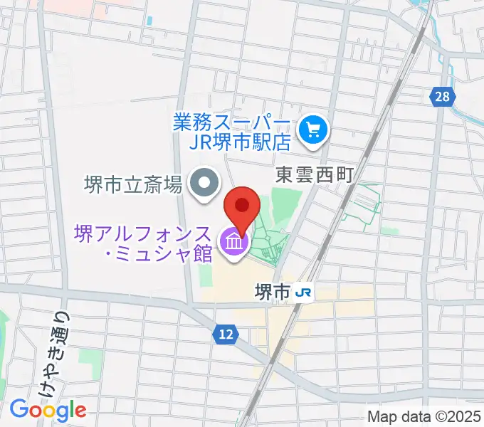サンスクエア堺の地図