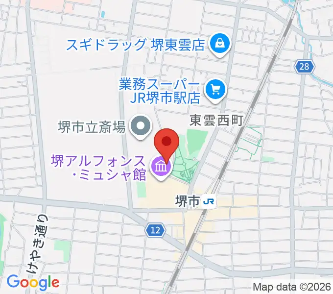 サンスクエア堺の地図