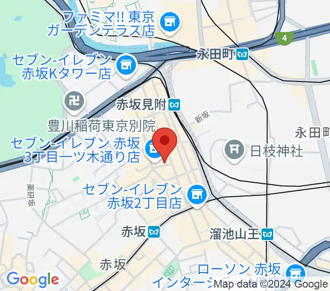 赤坂トナリテの地図