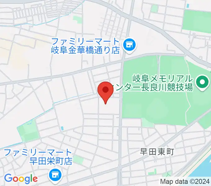 ぎふ清流文化プラザ長良川ホールの地図